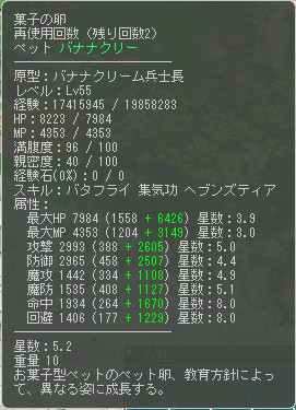 ステータス