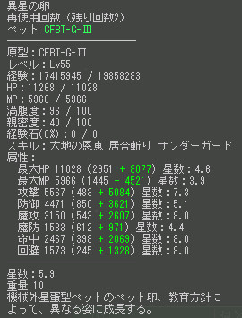 ステータス